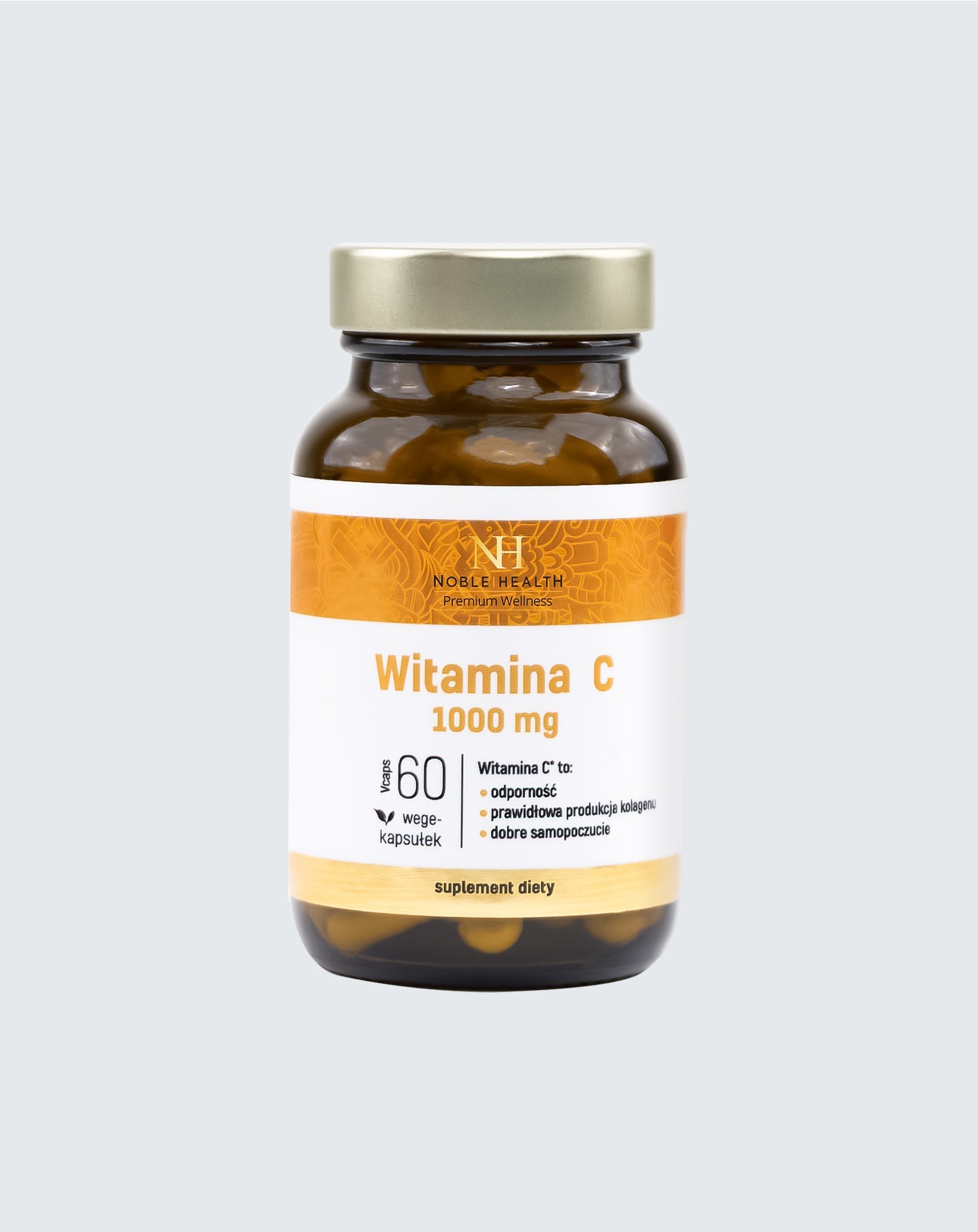 Vitamina C Noble Health Acido L-ascorbico vegano 1000mg 60 capsule