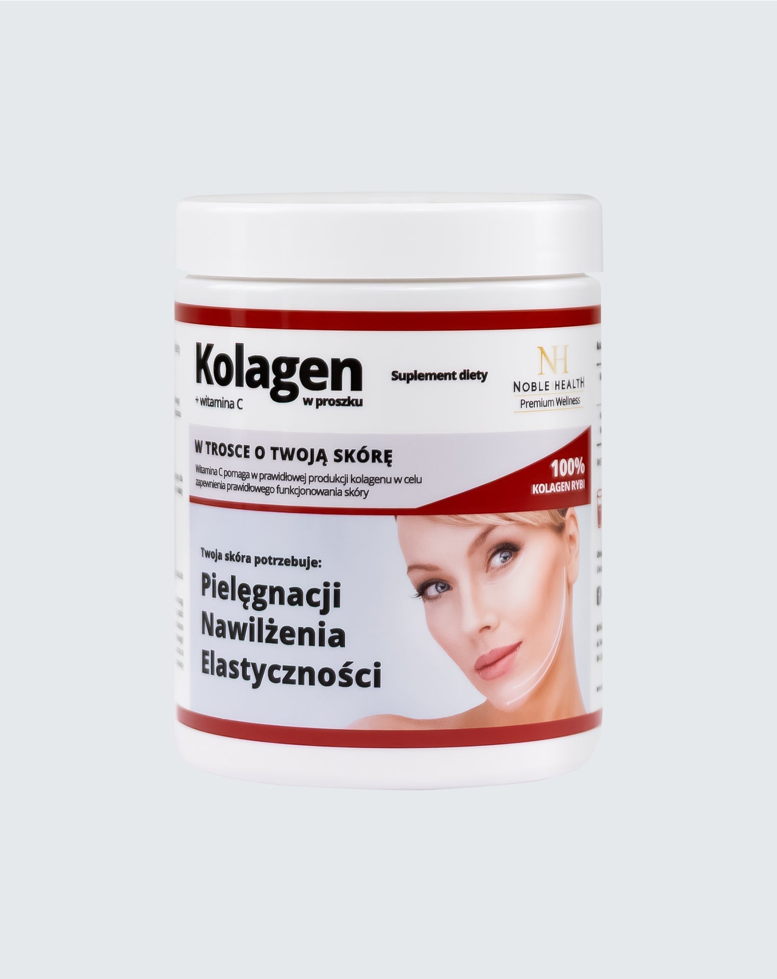 Collagene + vitamina C in polvere - Noble Health Pelle sana e bella