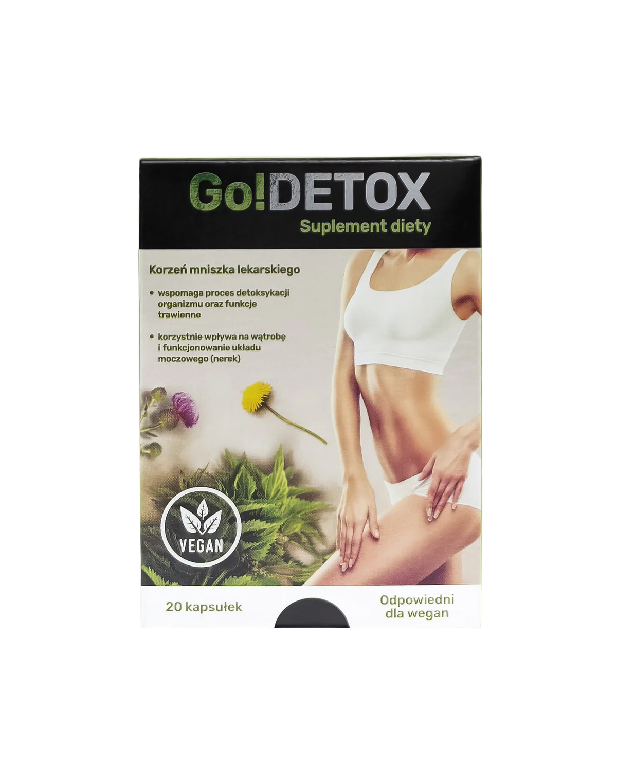 Go!Detox GoDetox Noble Health Liver Support Rimozione tossine disintossicanti 20 capsule