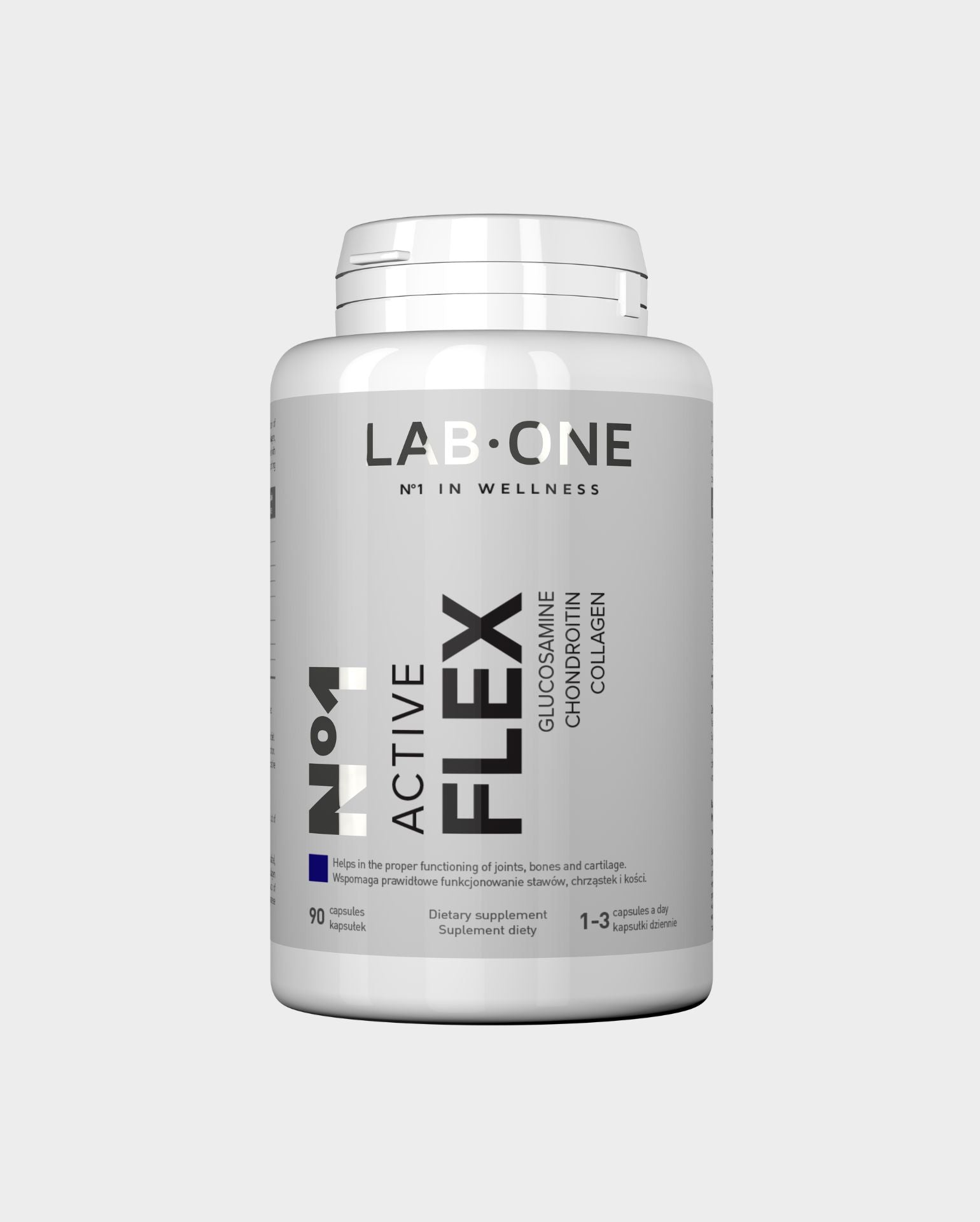 Lab One Active Flex Collagen Acido ialuronico articolazioni sane 90 capsule