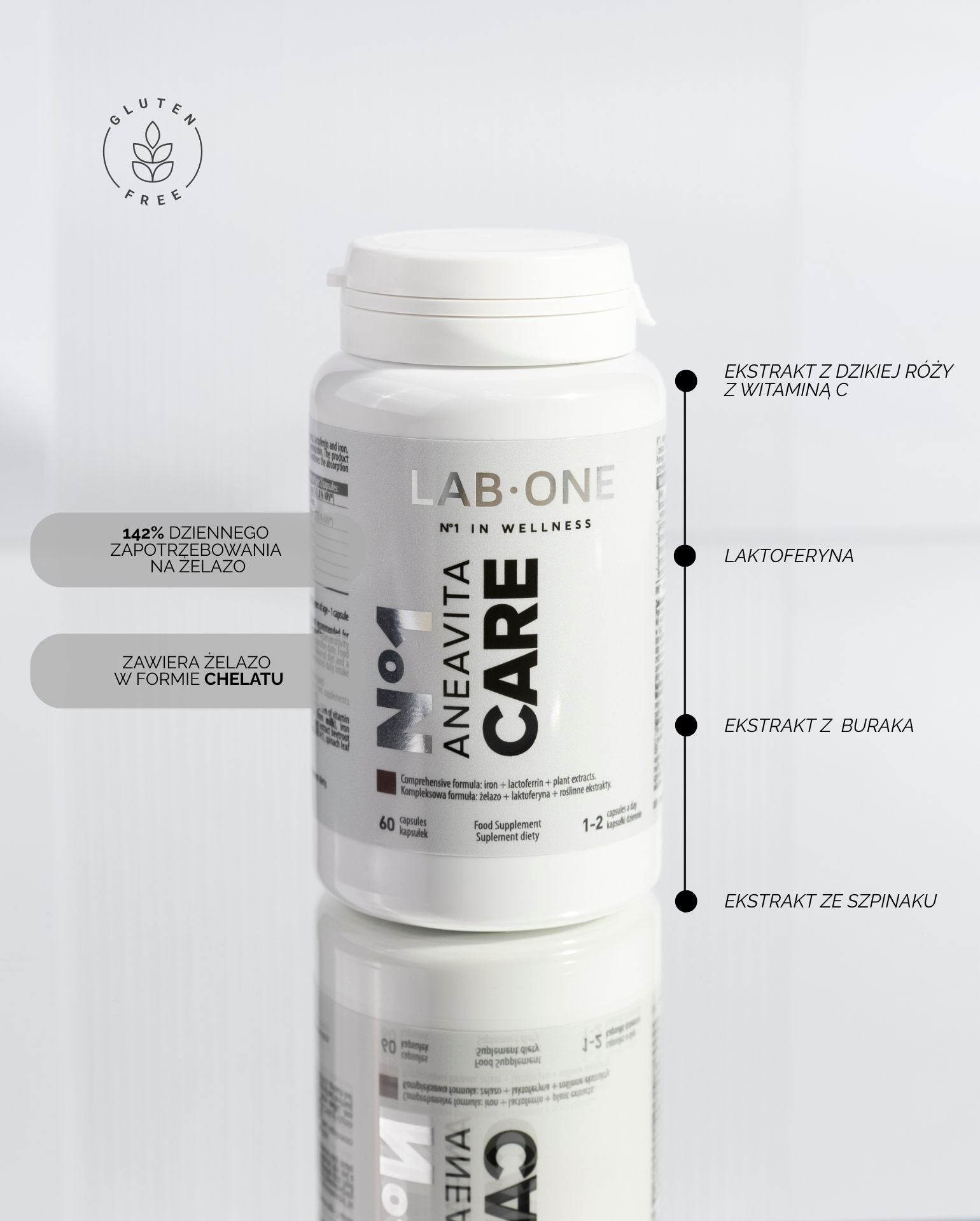 LAB ONE ANEAVITA CARE Ferro naturale Lattoferrina Vitamina C