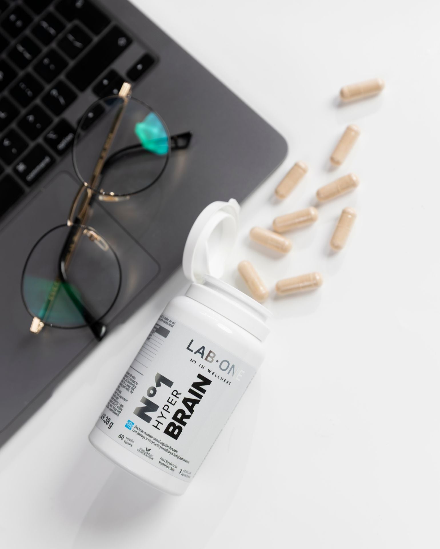 LAB ONE HYPER BRAIN 60 caps Concentrazione memory focus Olio MCT