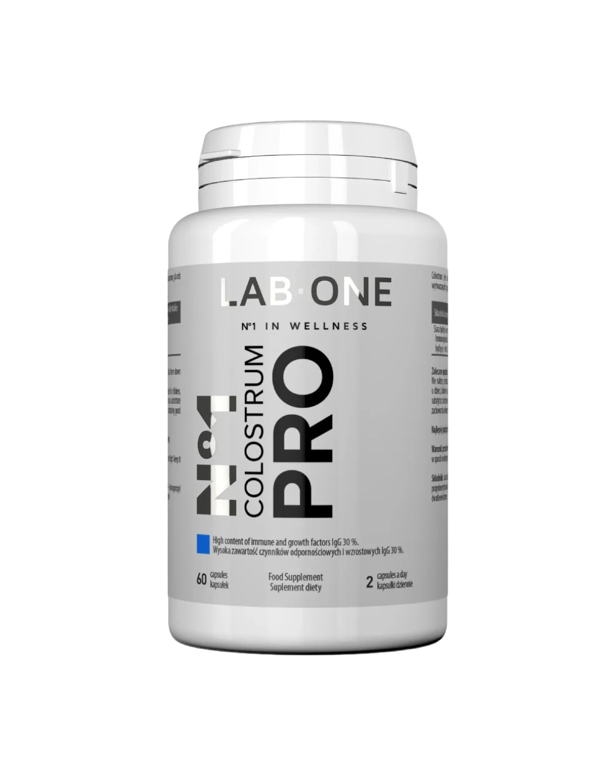 LAB ONE Colostrum PRO Colostro Immunità al colostro bovino 800mg 60 pz