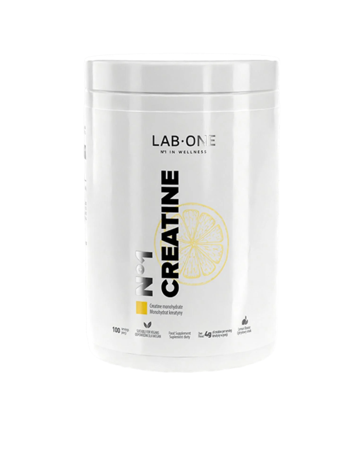 LAB ONE Creatina Creatina Creatina Monoidrato Limone 5mg 500g