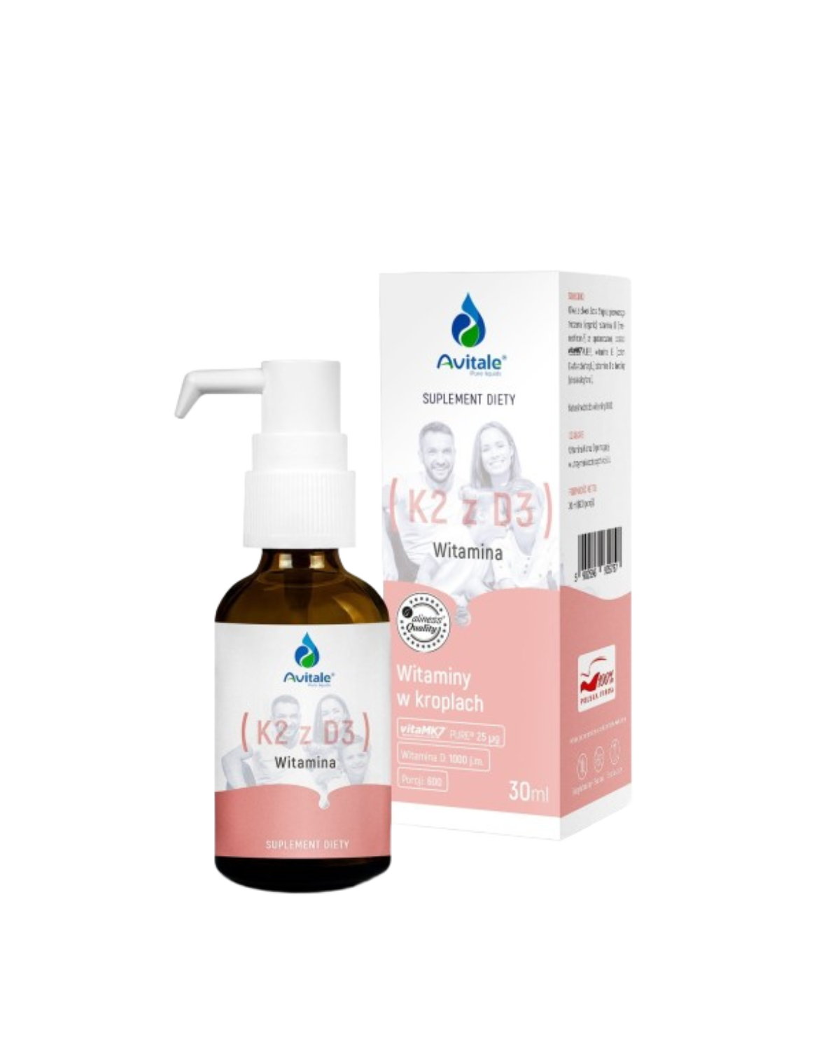 Avitale Vitamina D3 + K2 Forte MK7 - Alies