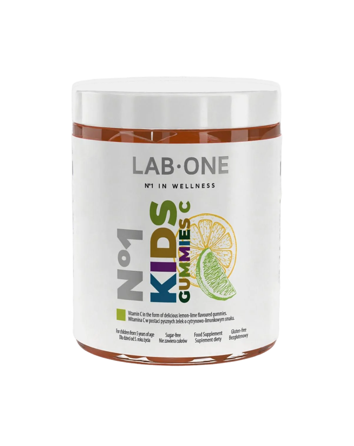 LAB ONE N°1 KidsGUMMIES C Gelatine alla vitamina C per bambini dai 5 anni. Immunità