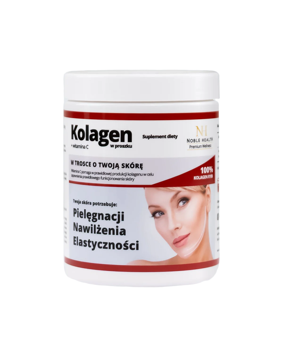 Collagene + vitamina C in polvere - Noble Health Pelle sana e bella