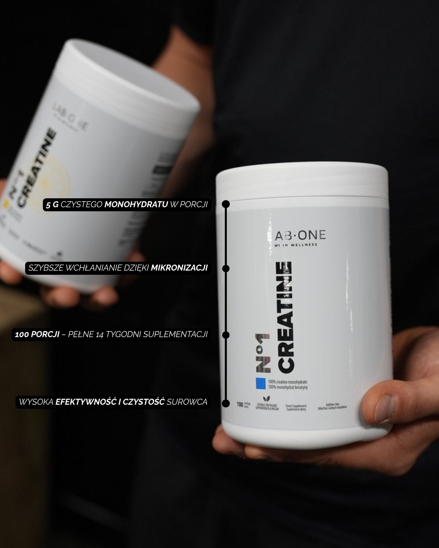 LAB ONE Creatina Creatina Creatina monoidrato 5 mg 500 g