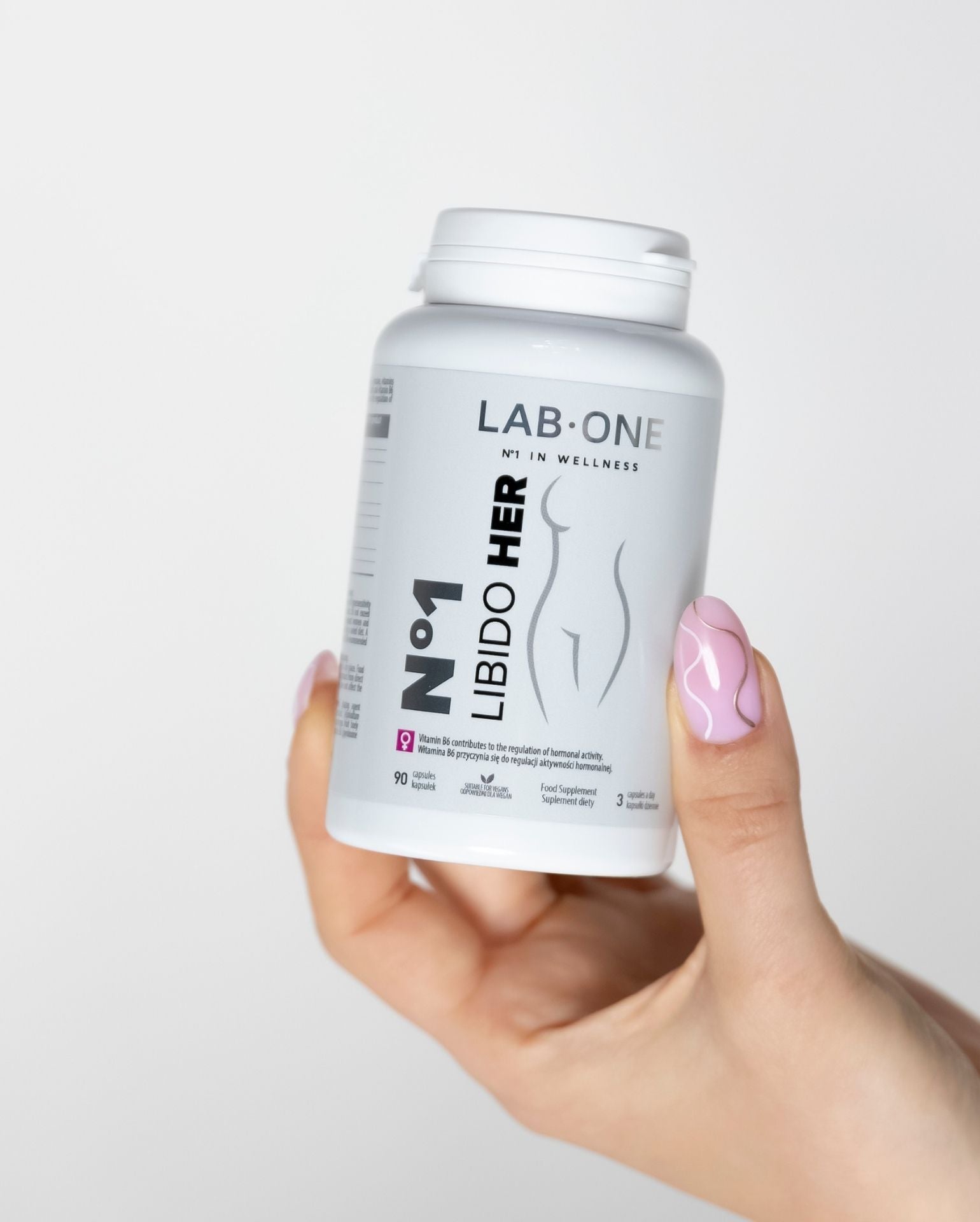 LAB ONE LIBIDO HER Shilajit VEGAN Fertilità Funzioni riproduttive 90 pz