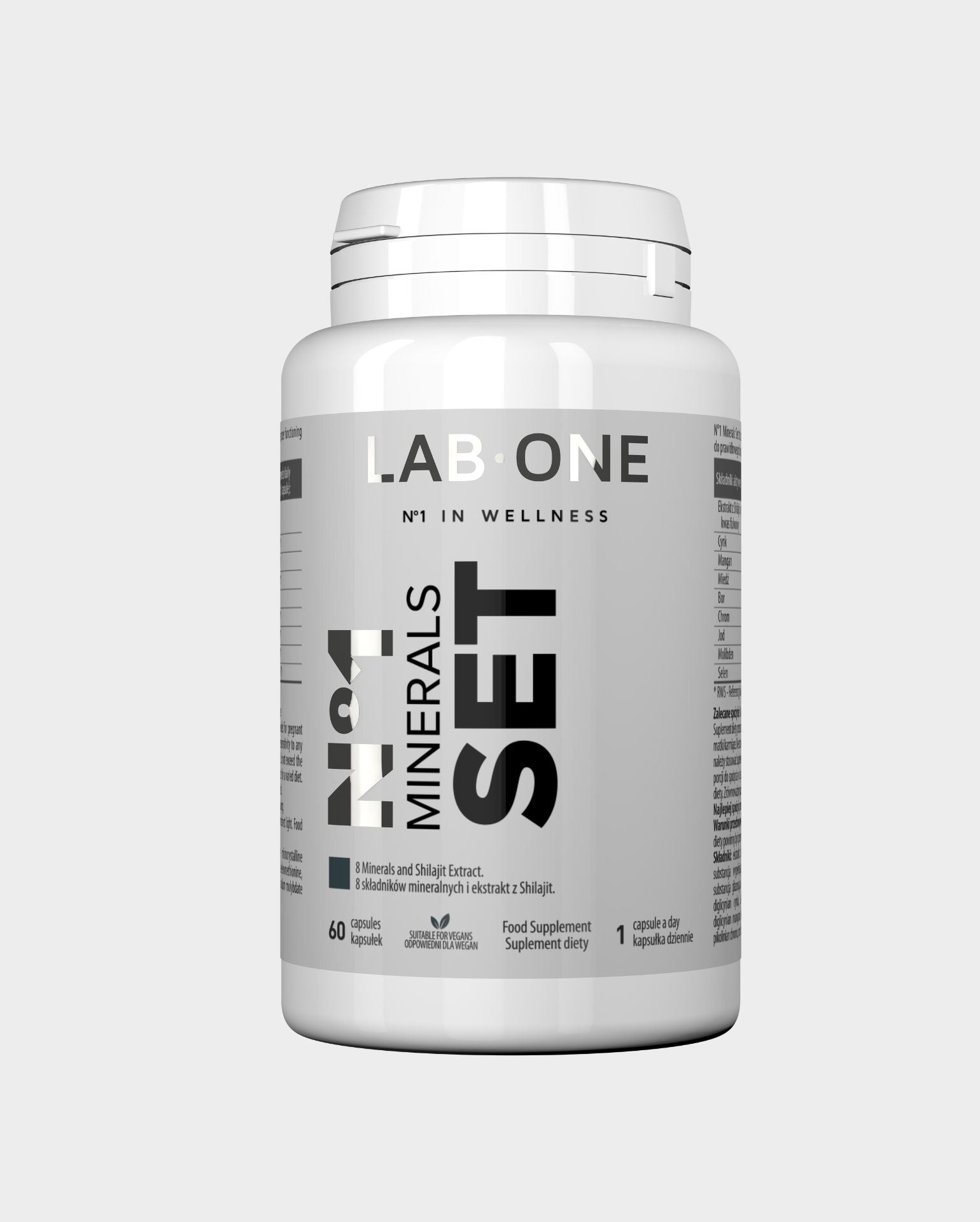 SET MINERALI LAB ONE 60 capsule Zinco Manganese Rame Iodio Cromo Molibdeno Selenio