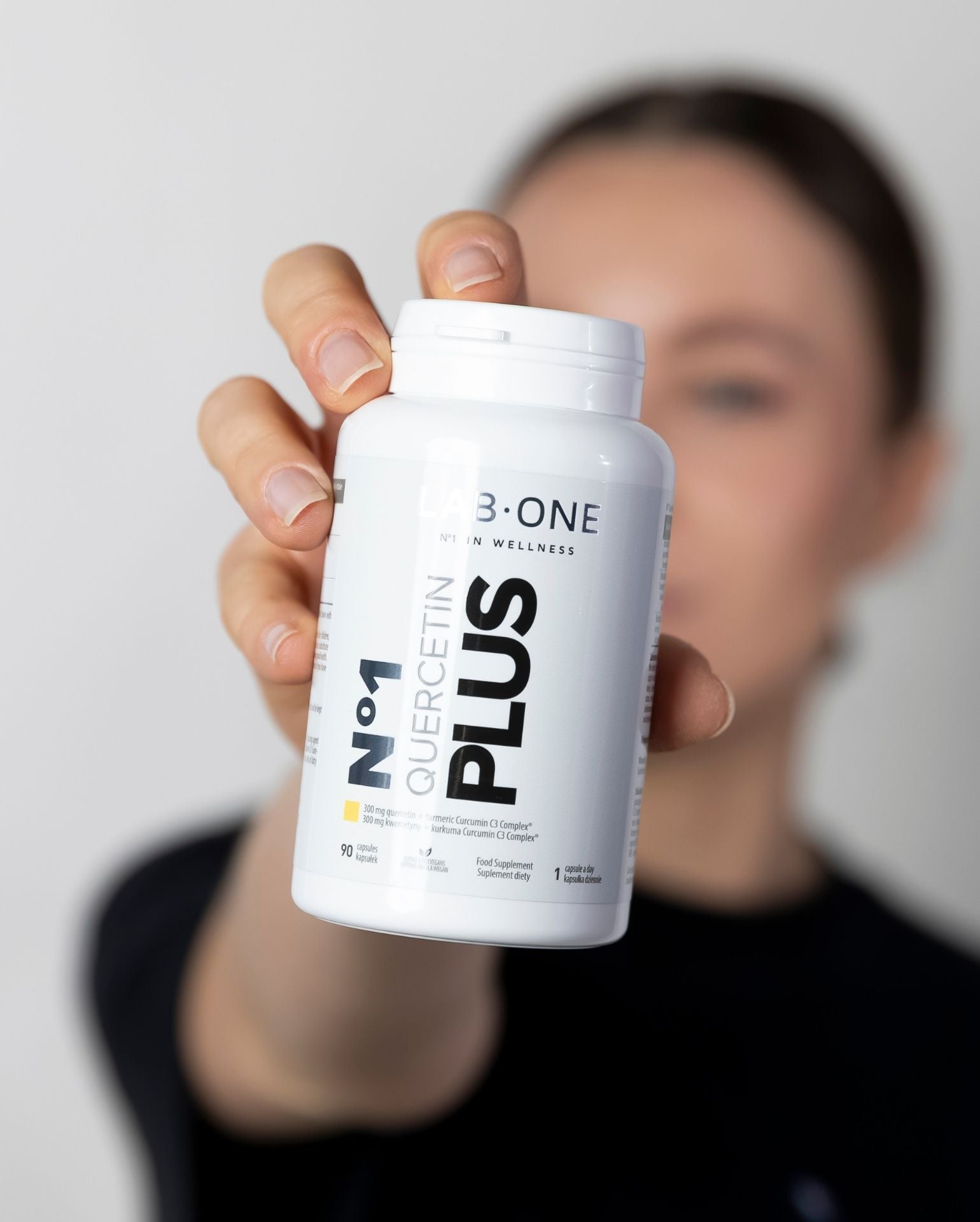 LAB ONE QUERCETIN PLUS 90 pz. Curcumina Quercetina Piperina Immunità