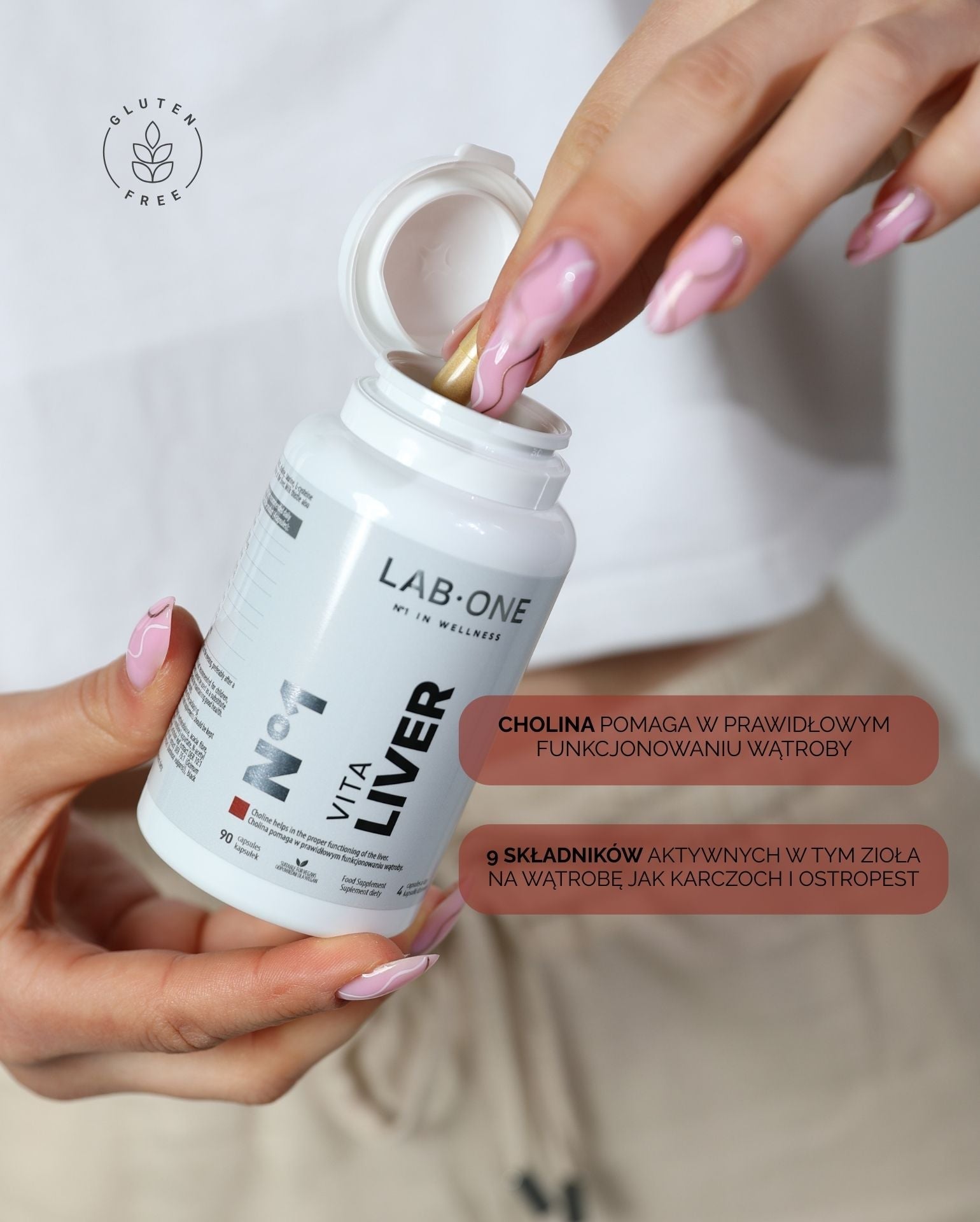 Lab One Vita Fegato Fegato sano Colina Cardo mariano 90 capsule