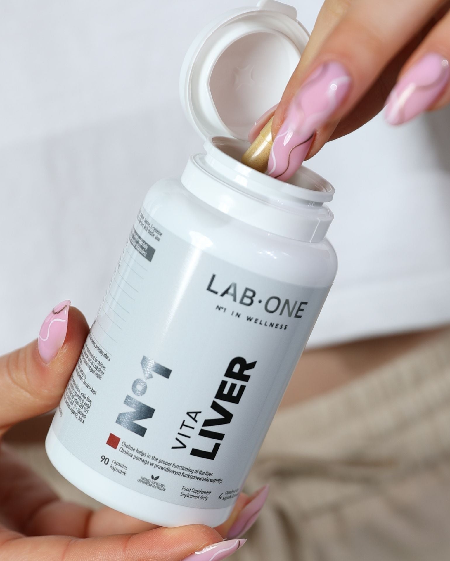Lab One Vita Fegato Fegato sano Colina Cardo mariano 90 capsule