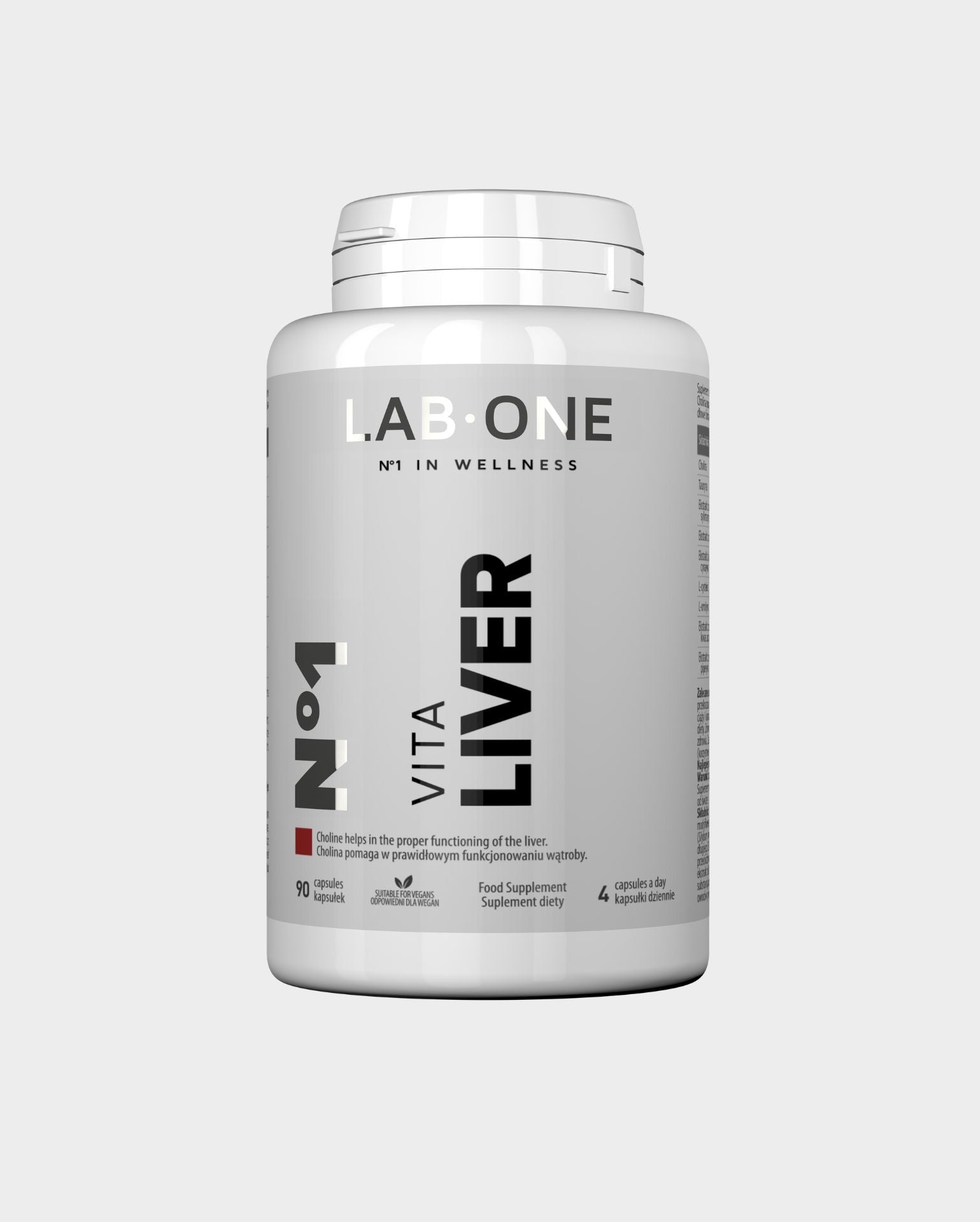 Lab One Vita Fegato Fegato sano Colina Cardo mariano 90 capsule