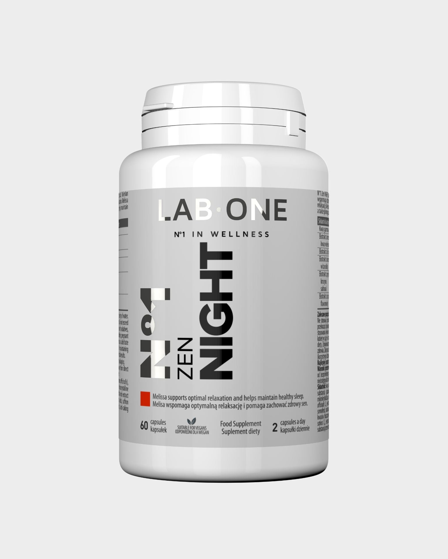 LAB ONE ZEN NIGHT 60 caps Dormire meglio Rilassa Rende più facile addormentarsi